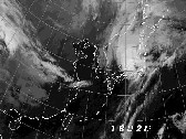 18日２時　台風１０号　石川県沖、京都は暴風雨